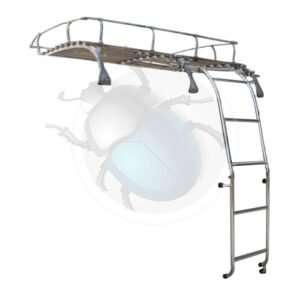 Baca para escalera lateral de acero inoxidable52-017-S