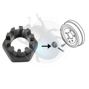 TUERCA ALMENADA TRASERA T2 64-79 + T2552-500