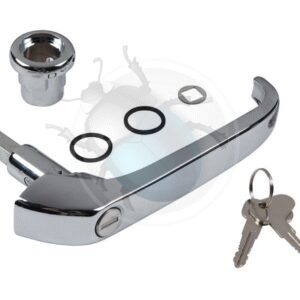 CERRADURA PUERTA TRASERA 68-73 CROMADA53-027-68