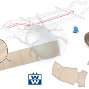 KIT DE ENVOLTURA DE TUBO DE CALEFACCIÓN 67-71 (3 piezas)53-667-071