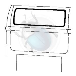 GOMA VENTANA TRASERA T2 ->79 ver 52-60953-710