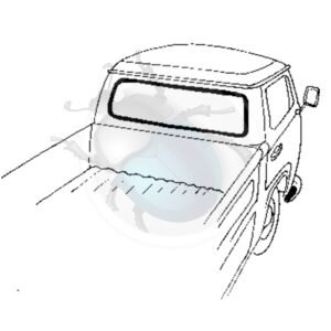 GOMA VENTANA TRASERA PICKUP T2 68-7953-715