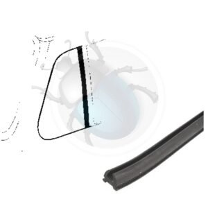 GOMA CORTAVIENTOS TRASERO FIJO T2 I/D53-848