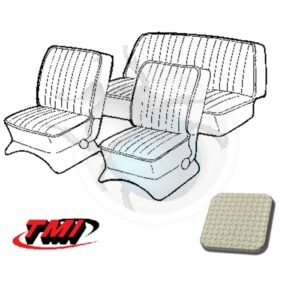 JUEGO FUNDAS ASIENTO notch/fast 65-67 GRIS CLARO54-090