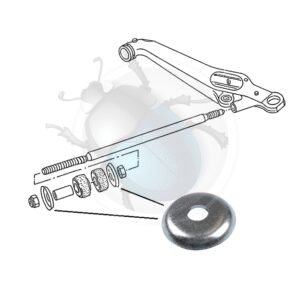 ARANDELA DE COPA PARA BARRA DE RADIO DEL BRAZO DE SUSPENSIÓN DELANTERA57-407069